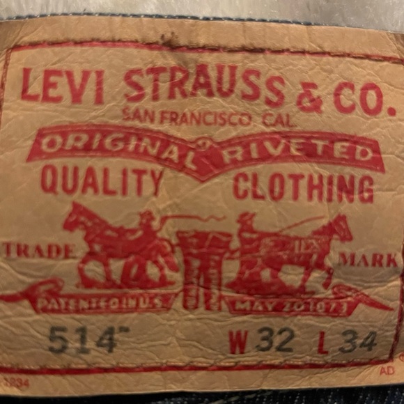 covis
evi.com
(800) USA-LEVI
100% COTTON
MADE IN MEXICO
614개
SLIM STRAIG
W32
L34 - Picture 2 of 5